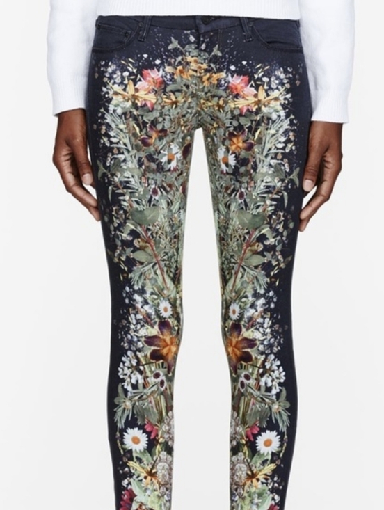 MOTHER Denim - Mother The Looker Wild Flower Jeans 24